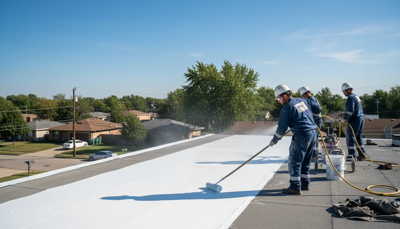 Commercial roof coating in Erie, ND near me